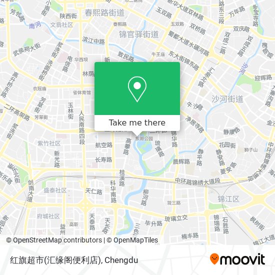 红旗超市(汇缘阁便利店) map