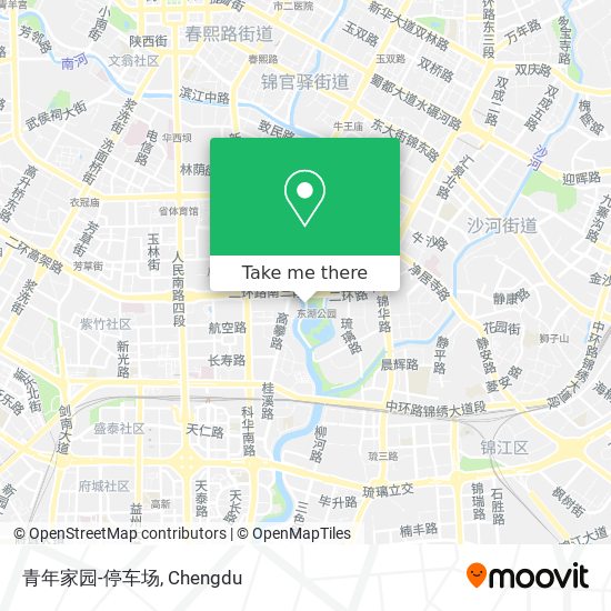 青年家园-停车场 map