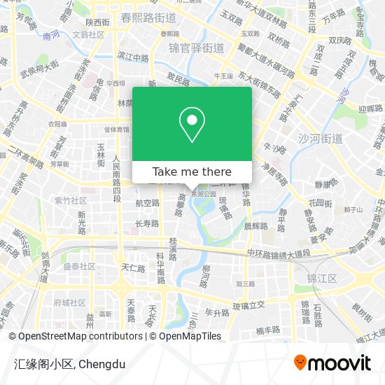 汇缘阁小区 map