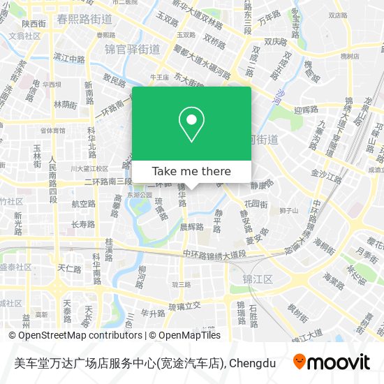 美车堂万达广场店服务中心(宽途汽车店) map