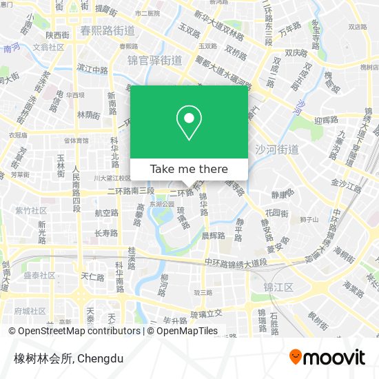 橡树林会所 map