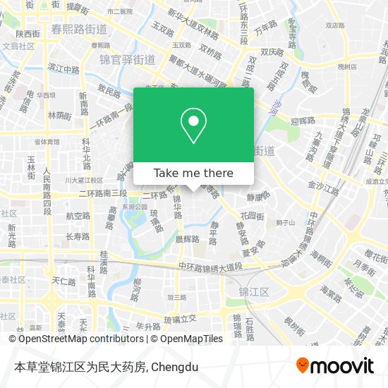 本草堂锦江区为民大药房 map