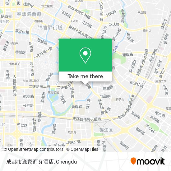成都市逸家商务酒店 map