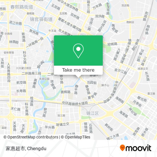 家惠超市 map