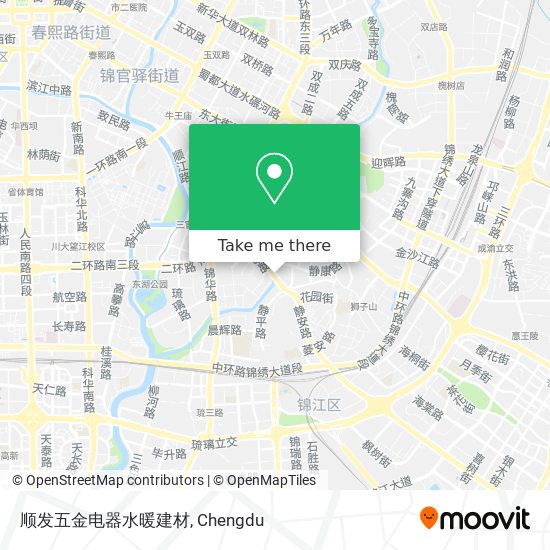 顺发五金电器水暖建材 map