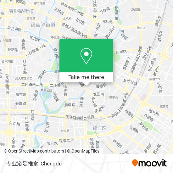 专业浴足推拿 map