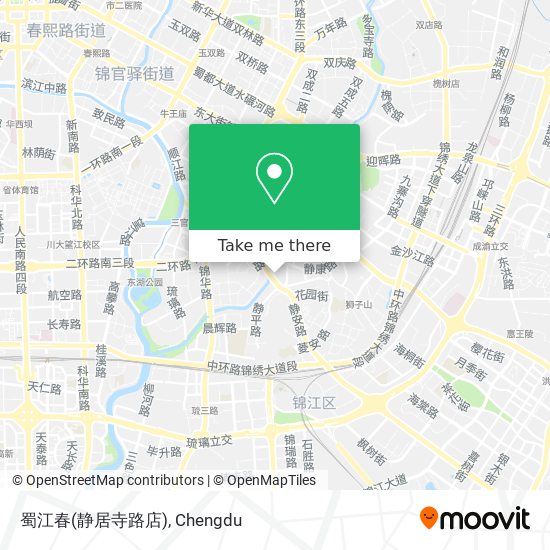 蜀江春(静居寺路店) map