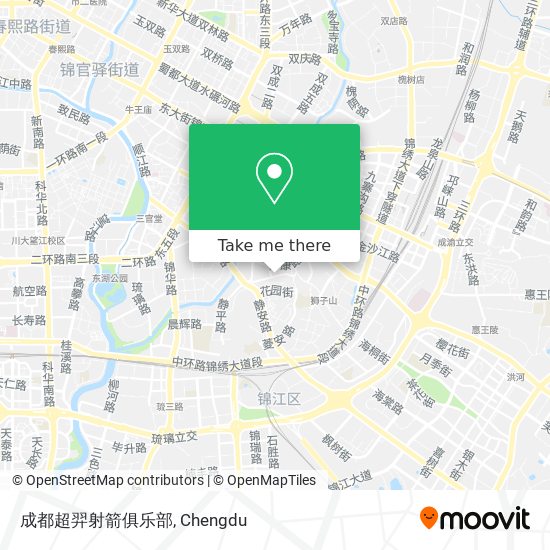 成都超羿射箭俱乐部 map
