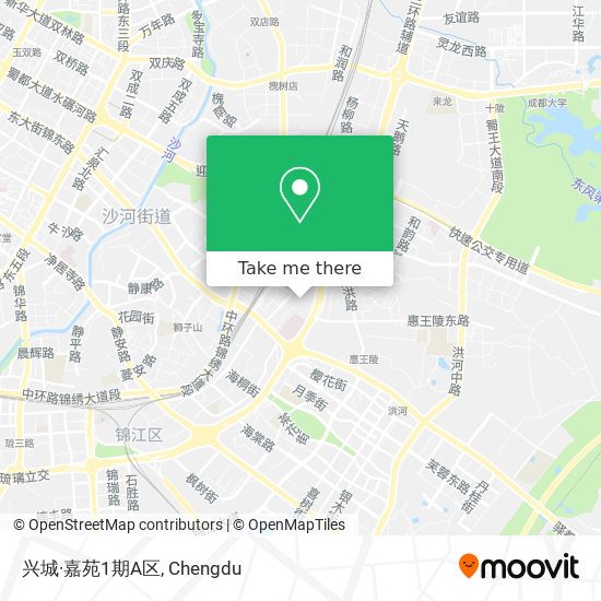 兴城·嘉苑1期A区 map