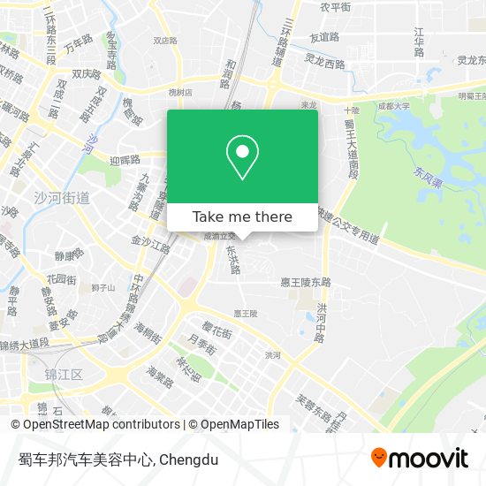 蜀车邦汽车美容中心 map