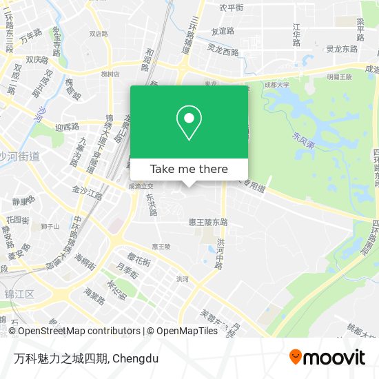 万科魅力之城四期 map