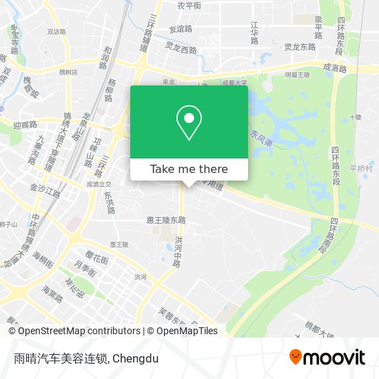 雨晴汽车美容连锁 map