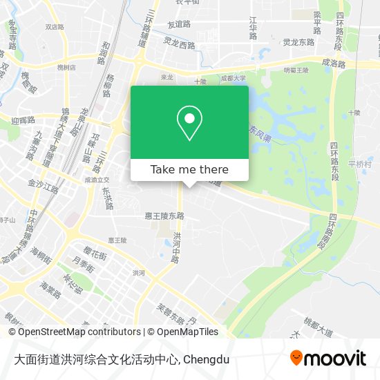 大面街道洪河综合文化活动中心 map