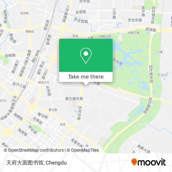 天府大面图书馆 map