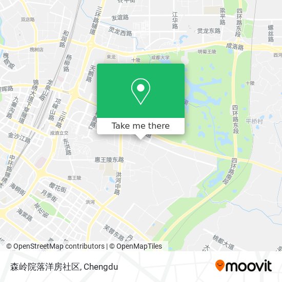 森岭院落洋房社区 map