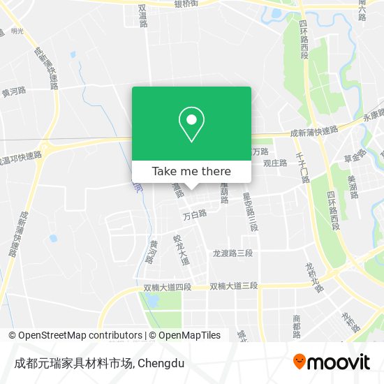 成都元瑞家具材料市场 map