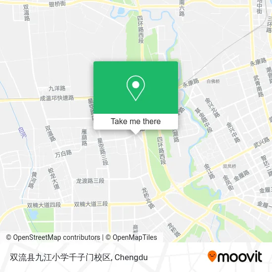 双流县九江小学千子门校区 map