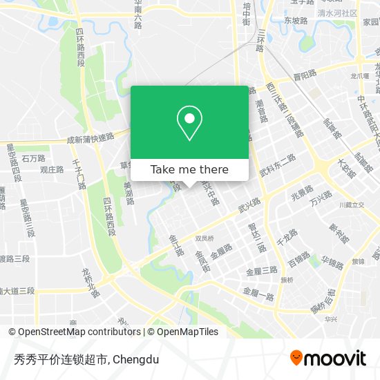 秀秀平价连锁超市 map