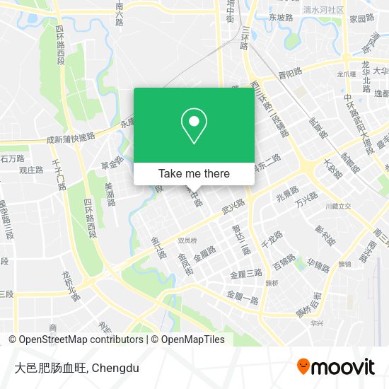 大邑肥肠血旺 map