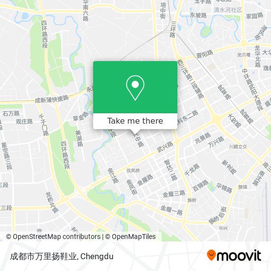 成都市万里扬鞋业 map