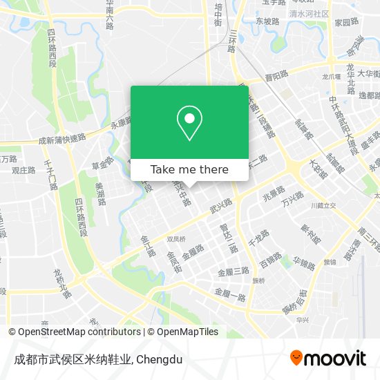 成都市武侯区米纳鞋业 map