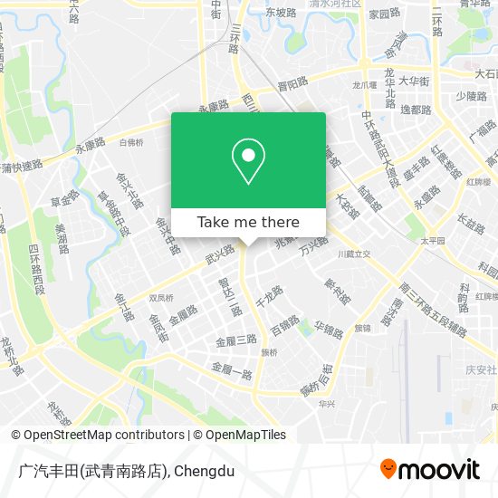 广汽丰田(武青南路店) map