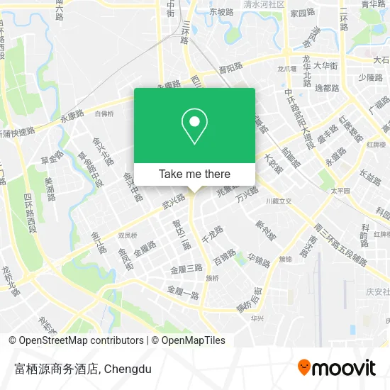 富栖源商务酒店 map