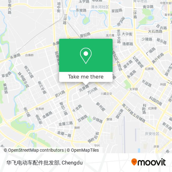 华飞电动车配件批发部 map