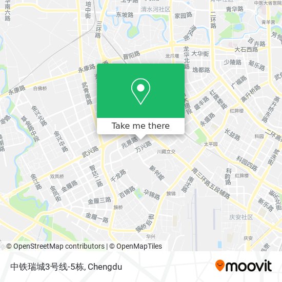 中铁瑞城3号线-5栋 map