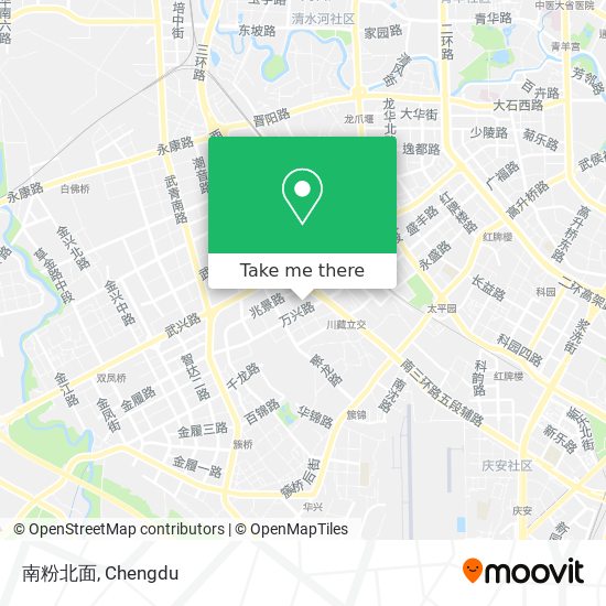 南粉北面 map