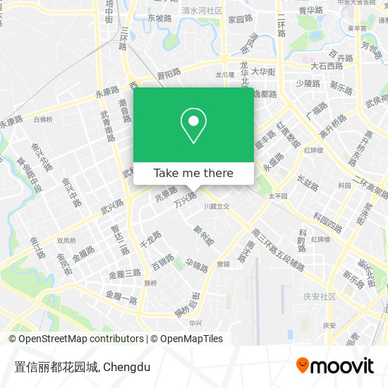 置信丽都花园城 map