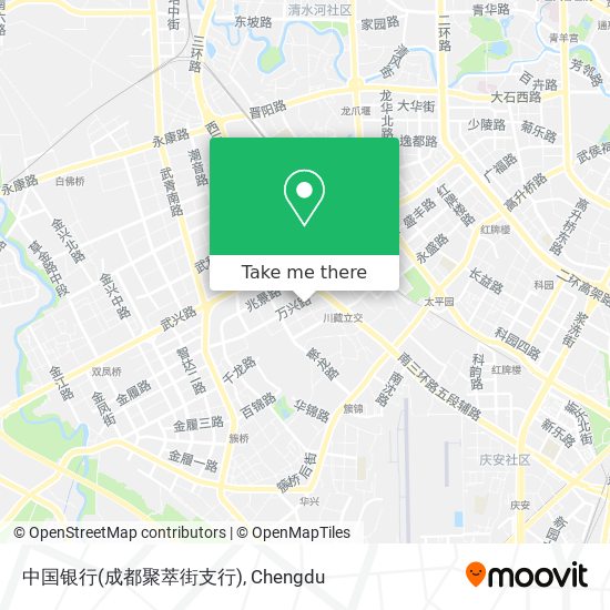 中国银行(成都聚萃街支行) map