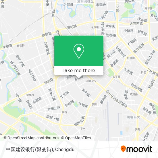 中国建设银行(聚荟街) map