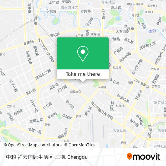 中粮·祥云国际生活区-三期 map