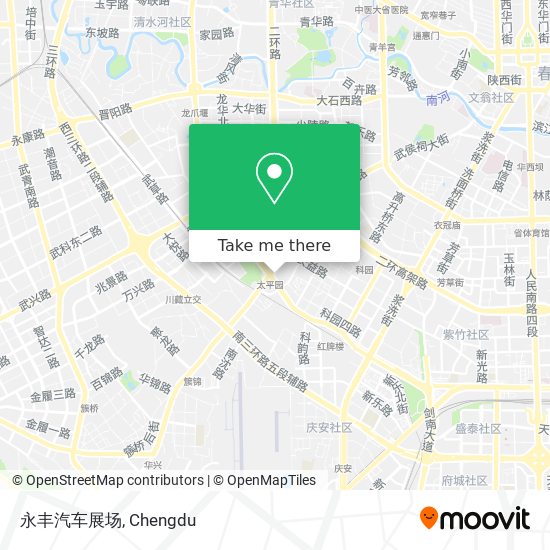 永丰汽车展场 map
