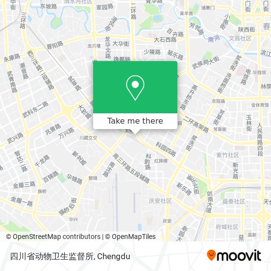 四川省动物卫生监督所 map