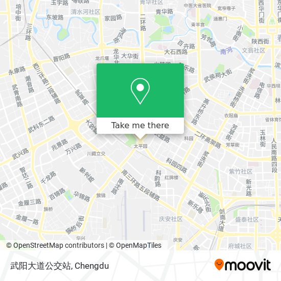 武阳大道公交站 map