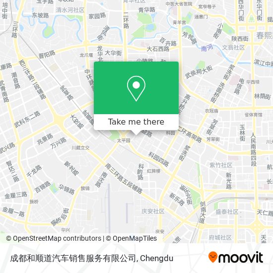 成都和顺道汽车销售服务有限公司 map