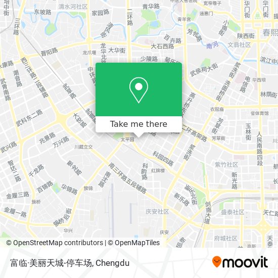 富临·美丽天城-停车场 map