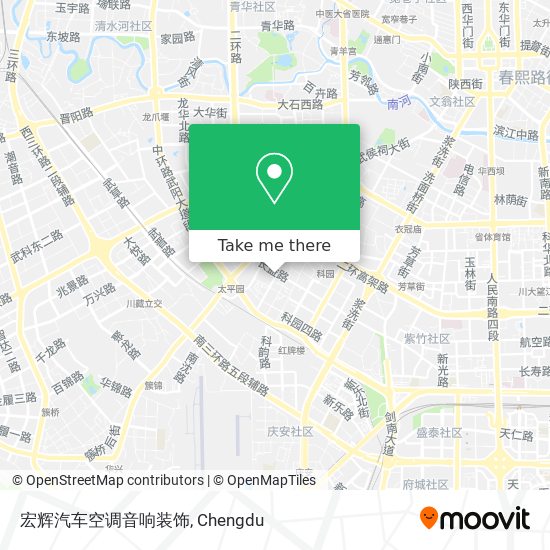 宏辉汽车空调音响装饰 map