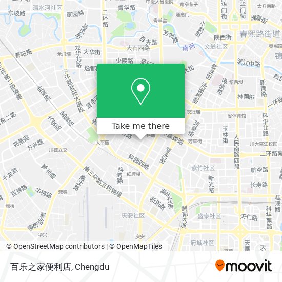 百乐之家便利店 map