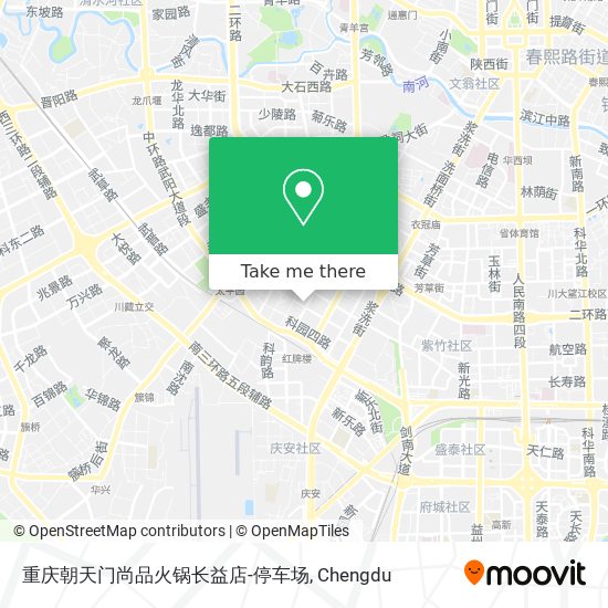 重庆朝天门尚品火锅长益店-停车场 map