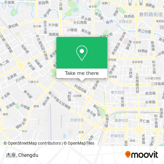 杰座 map