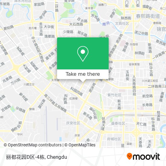 丽都花园D区-4栋 map