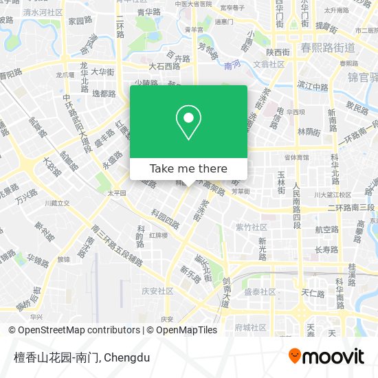 檀香山花园-南门 map