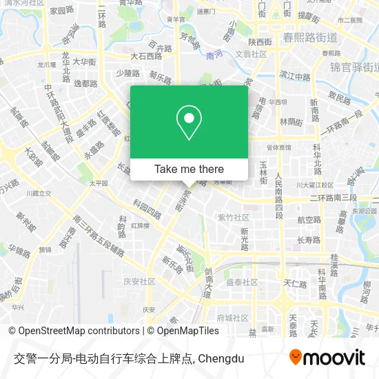 交警一分局-电动自行车综合上牌点 map