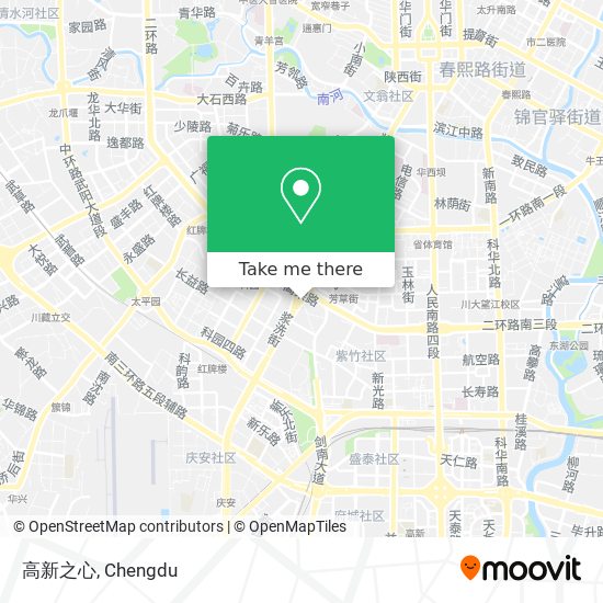 高新之心 map