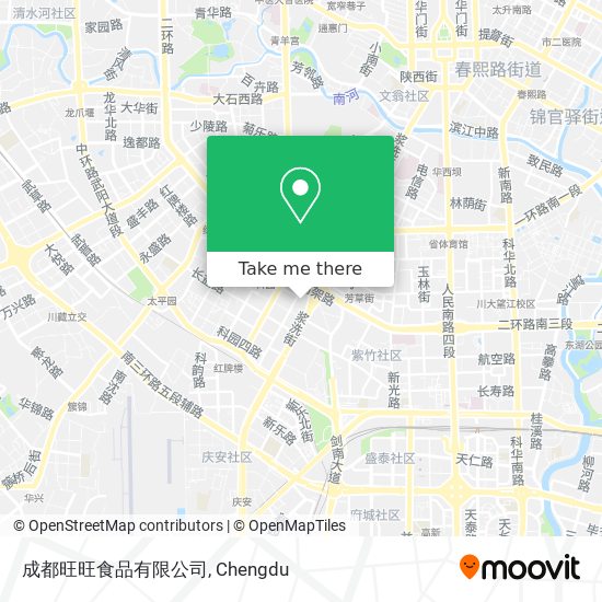 成都旺旺食品有限公司 map