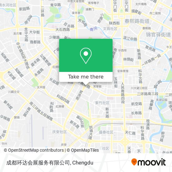 成都环达会展服务有限公司 map