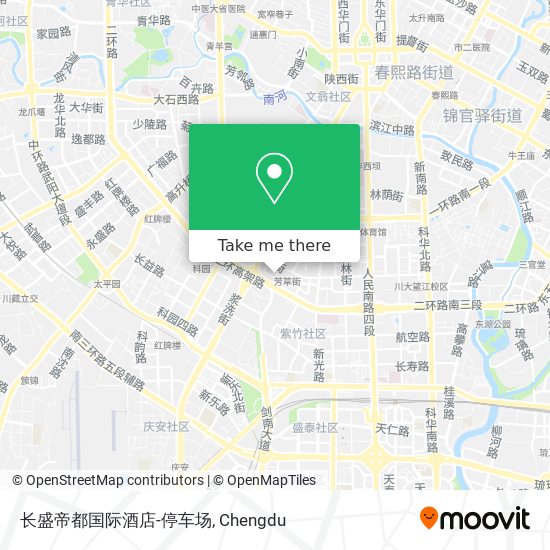 长盛帝都国际酒店-停车场 map